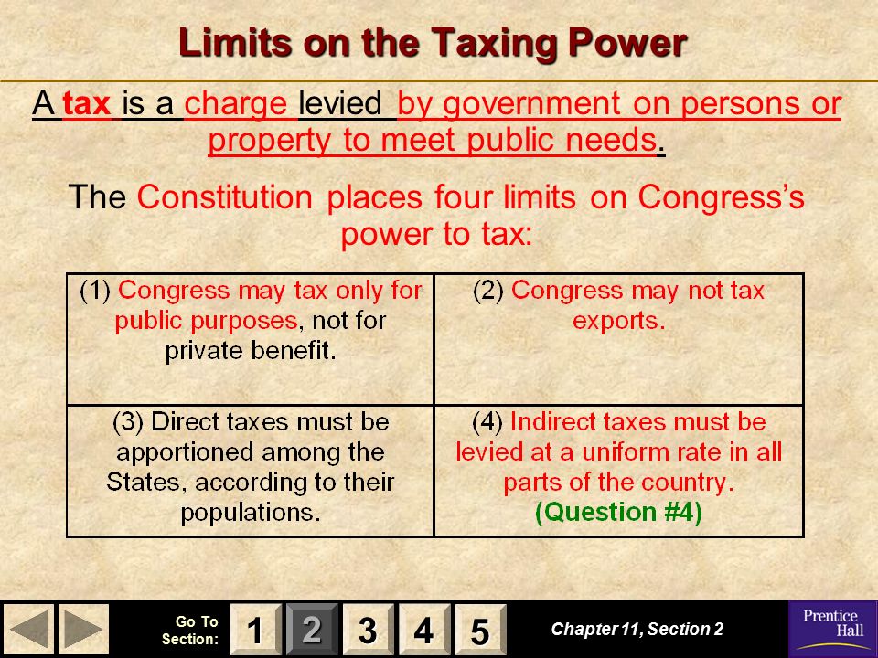A discussion on the 16th amendment an amendment that gives the federal government the power to tax a